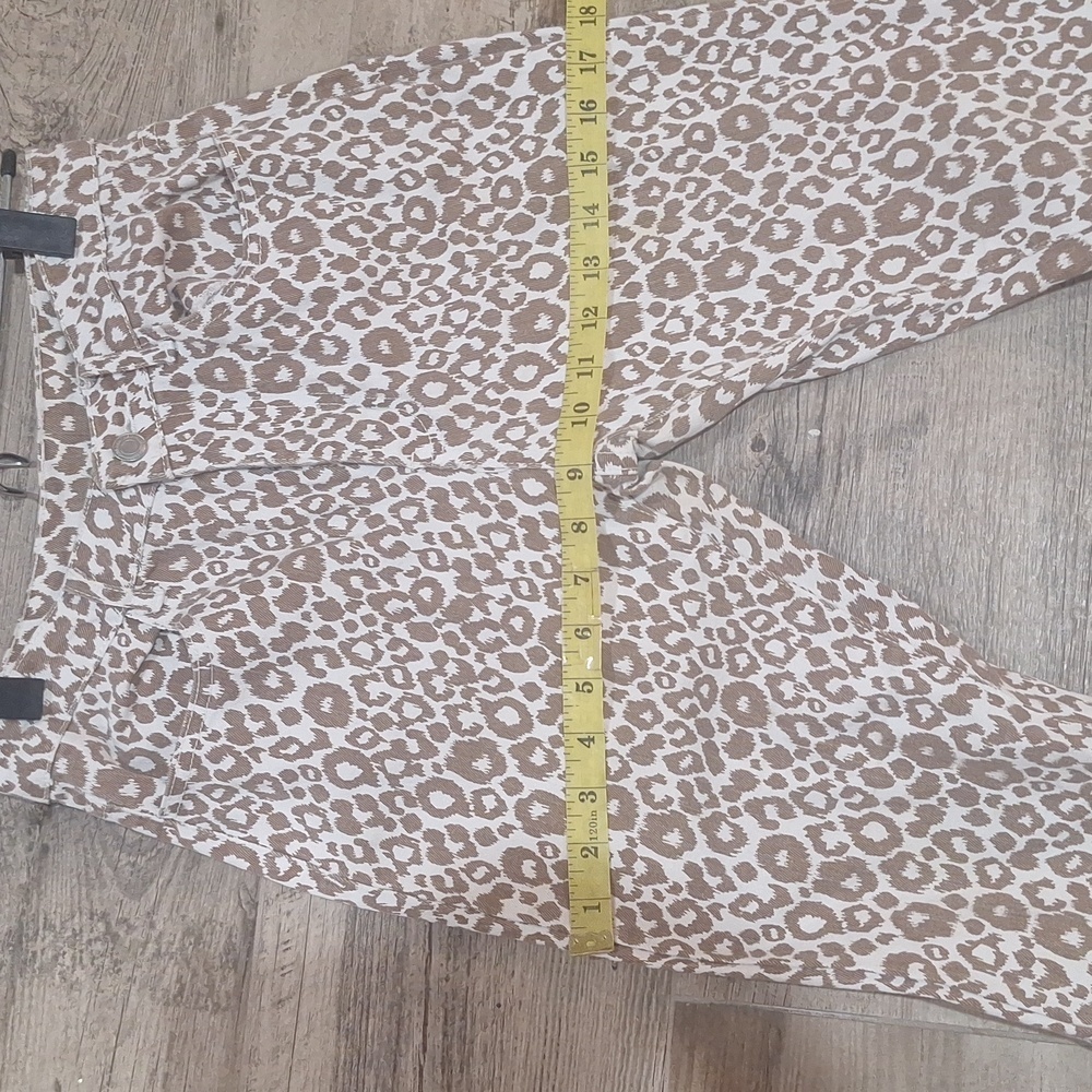 Saints & Hearts Leopard Print Flare Pants Size Small Boho Bell Bottom #1022 - Picture 10 of 12
